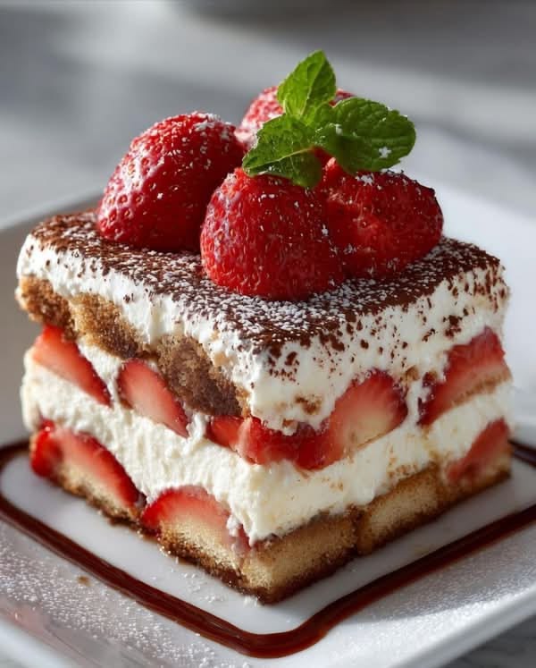 Mascarpone dâu tây